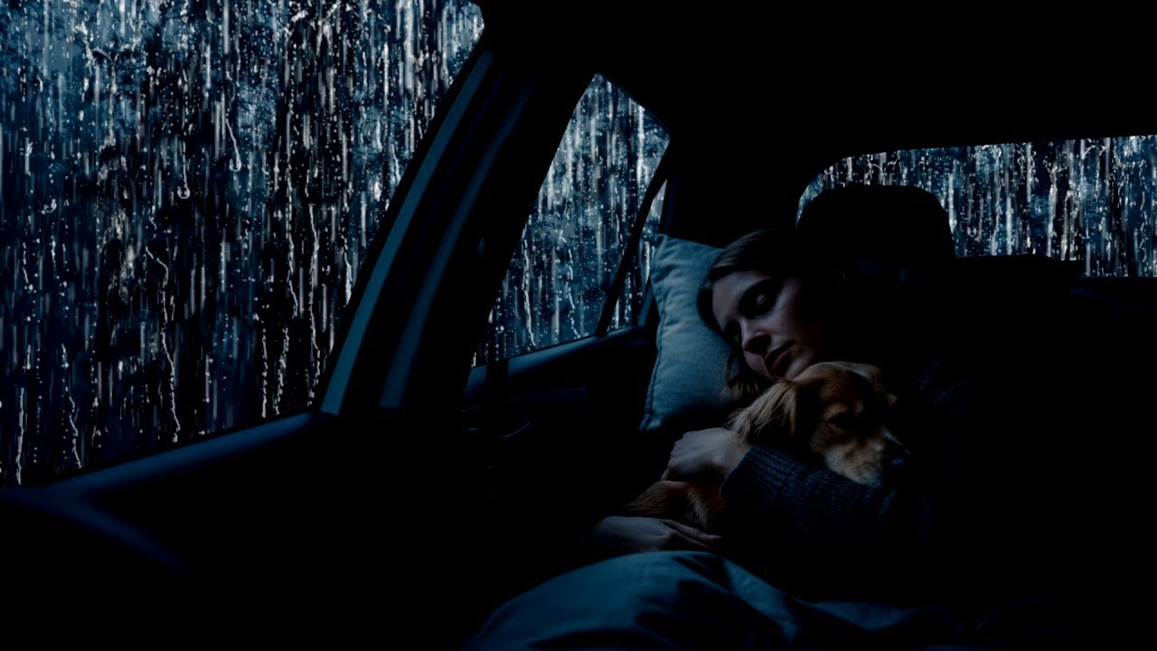 Late Night Rain in Car 🌧️ Cinematic ASMR Ambience for Sleep Therapy