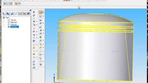 Exercise 6 Piston crown | SolidEdge V20 | machine design tutorial | CAD | Mechanical Engineering
