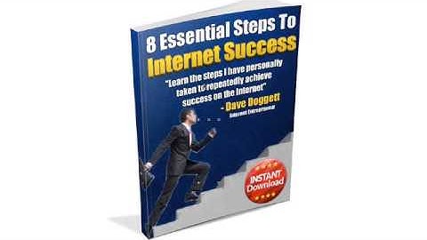 8 Essential Steps To Internet Success eBook Thank You