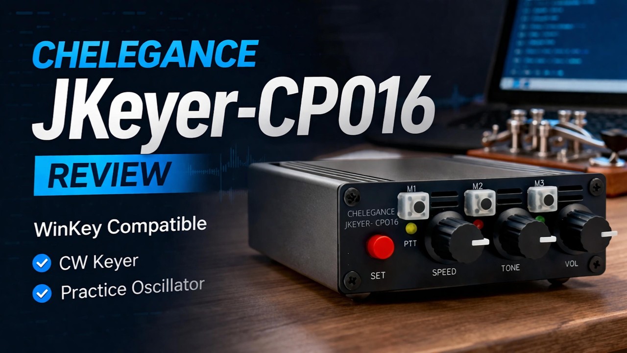 Need a CW Keyer for Practice AND Operation? Try the JKEYER-CPO16 - YouTube