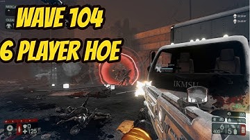 Killing floor 2 HOE | Wave 104 6 Player | Endless Mode | Medic Perk | KF-Nuked Map