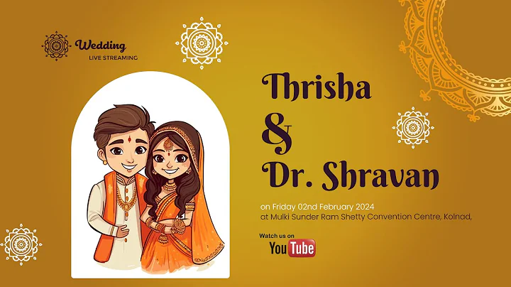 THRISHA & DR. SHRAVAN || WEDDING LIVE STREAMING || 02 FEB 2024
