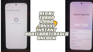 REDMI TURBO 4 PRO (ONYX) INSTANT BOOTLOADER UNLOCK☑️🆗NO WAITING❎