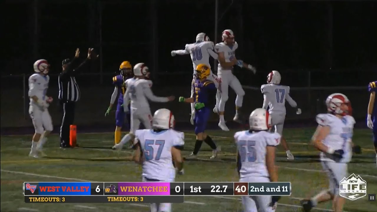 Wenatchee vs West Valley Football 10-15-2021