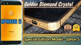 Apple Iphon 5 | 24k Gold plated Crystal Diomand Special Edition Model - SAMSUNGA5,A6,A7,J2,J7,S7,S9