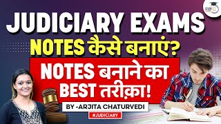 How to make notes for Judiciary Exams | Best way to make notes | Note-Taking for Judiciary Exams