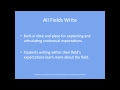 Understanding Writing Across the Curriculum