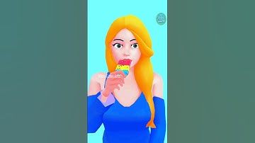 Ice Cream Stack Madness: Ultieme Max Level Run! #shorts #icecream