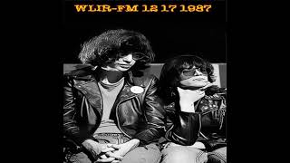 Ramones Dee Dee &amp; Joey Ramone Call In WLIR New York 12-17-1987