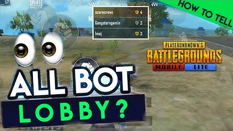 Get Bot Lobby in Pubg Mobile lite  | All are Bot (Noob) First Time | Secret Pubg Trick Must Watch |