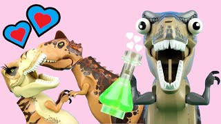 Lego Jurassic World Stop Motion | Dino Love Potion FAIL | Dino Soap Opera | Reptibian Bricks