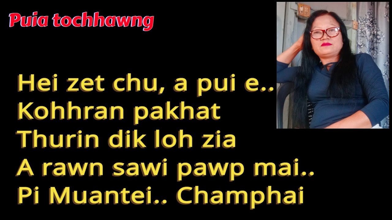 Hei zet chu, pui tak a ni. Kohhran pakhat thurin dik loh zia a sawi pawp mai. Pi Muantei Champhai