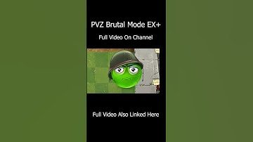 The PVZ Brutal Mode EX+ Experience (Out Now!) #pvz #plantsvszombies #zombie #towerdefensegame #hard