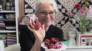 How to Make Fabric Strawberries Any Size