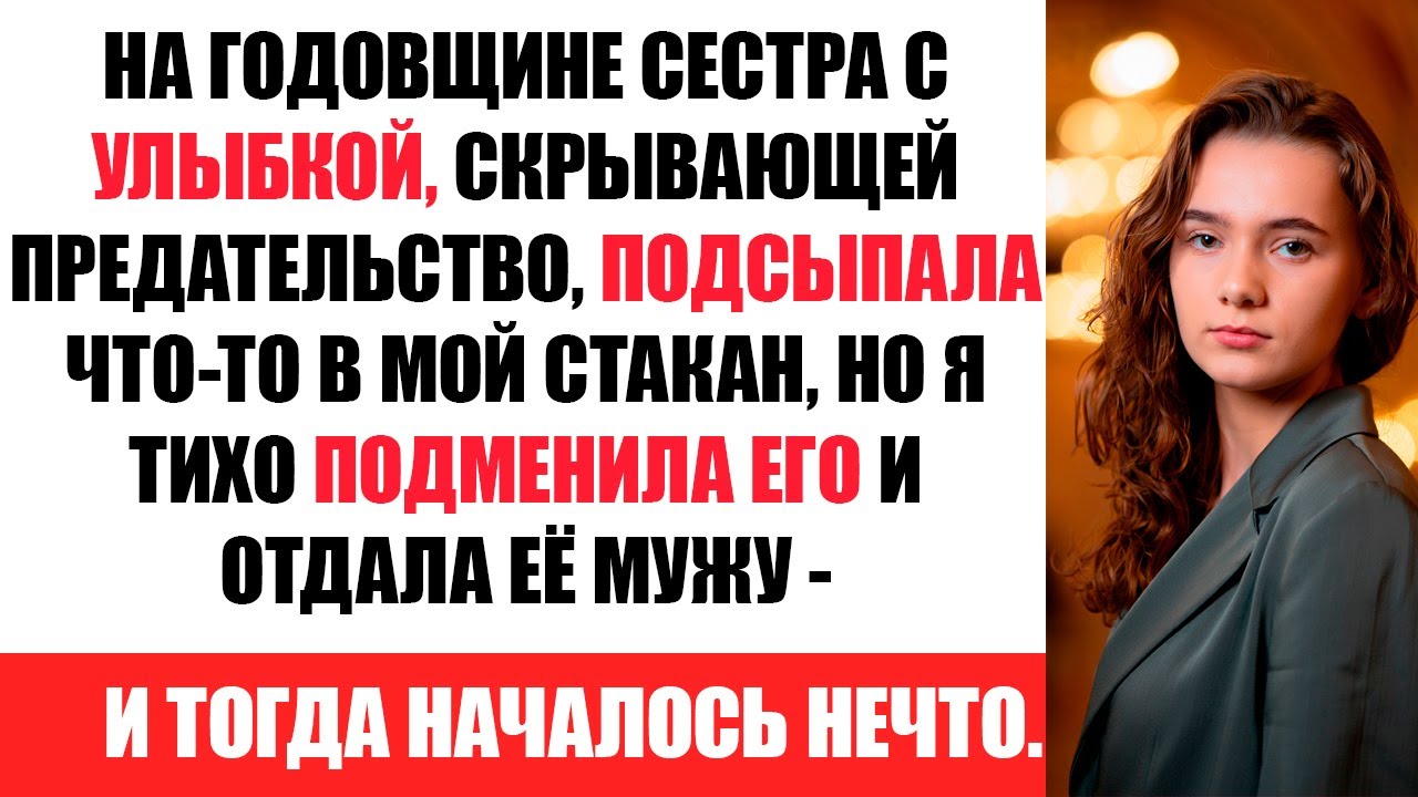 Моя сестра подсыпала что-то в мой стакан, но я поменяла его с бокалом её мужа — теперь она...