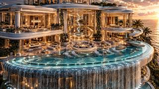 A Cinematic Journey Through an Oceanfront Dream Mansion 🌅🏡 | 4K Luxury Tour