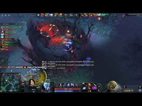 OG leave aegis on the floor for Undying. TI 10 Group Stages - OG VS Undying