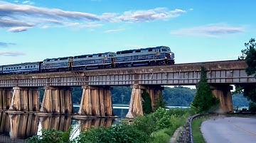 CSX OCS (OFFICE CAR SPECIAL) at Powell Creek Bridge, Neabsco, Woodbridge, VA