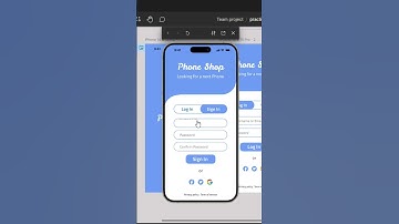 Login & Sign Up UI Design for Shopping App 🛍️ | Figma Tutorial
