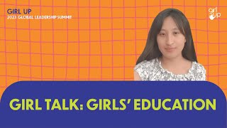 Girl Talk on Girls’ Education