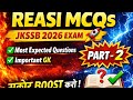 REASI MCQs Part 2 | JKSSB Preparation 2026 | Important Questions 🔥