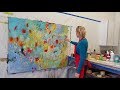 abstract painting / intuitive painting - from start to finish