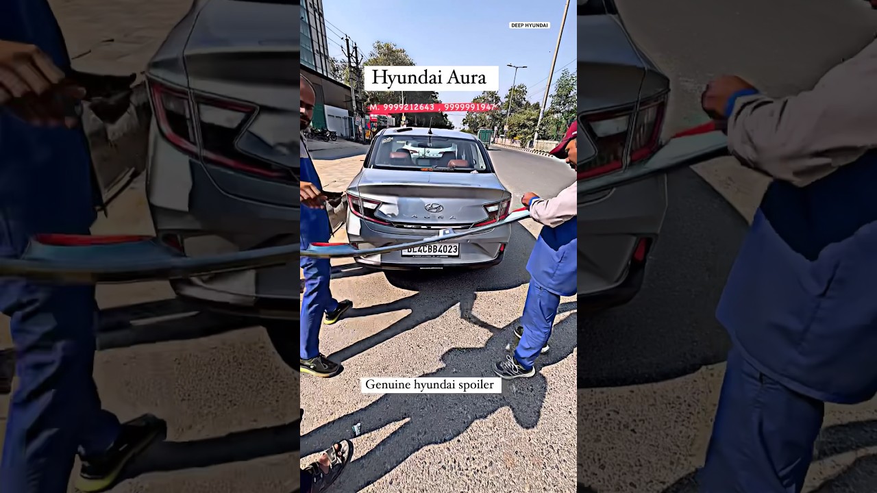 Hyundai Aura Rear Spoiler 100% Genuine 