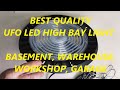 BEST UFO LED High Bay Light 150 W,19500 lm IP65 Waterproof Warehouse/Workshop REVIEW