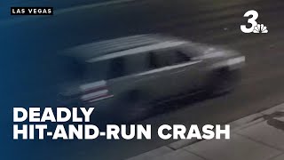 Driver sought in deadly hit-and-run as Las Vegas police try to curb fatal crashes