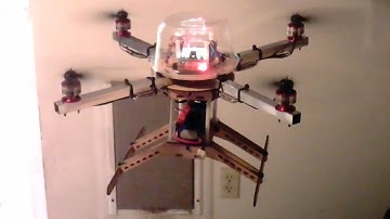 Rudimentary "Rudi Quad" scratch built DIY drone