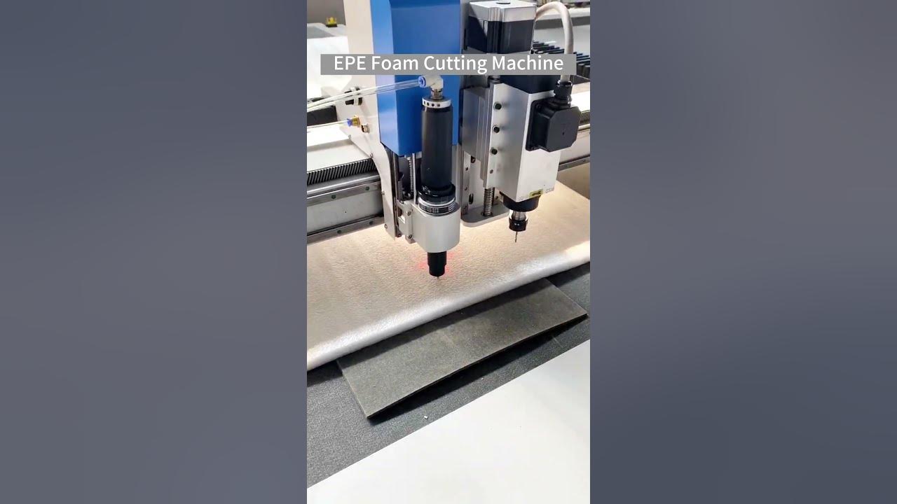 EPE Foam Board CNC Flatbed Digital Cutting Machine YouTube