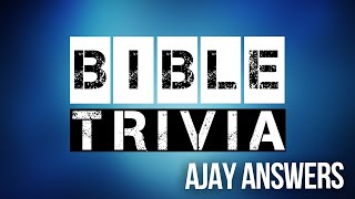 BIBLE TRIVIA GAME SHOW | AJay Answers ep07 screenshot 4