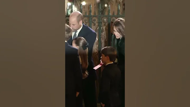 Princess Kate Arrives with Prince William and Children for Christmas Carol Service