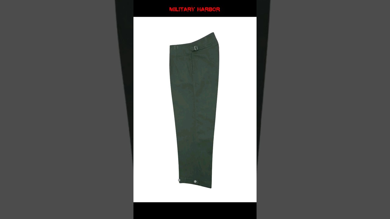 WWII German Smoke Gunner Nebelwerfer HBT Field Trousers