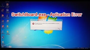 Cara Mengatasi SwitchBoard exe Aplication Error