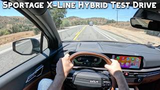 Kia Sportage X-Line Hybrid POV Test Drive