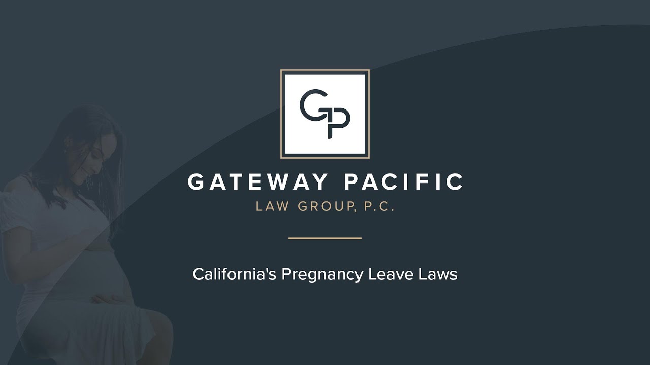 California Pregnancy Leave Laws YouTube
