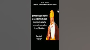 Guru Nanak  - Life Changing Quotes - Part 3 | #shorts #viral #shortsvideo