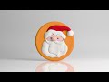 3D-geprinte Kerstman Magneet