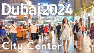 Dubai [4K] Amazing City Center, Burj Khalifa  Walking Tour