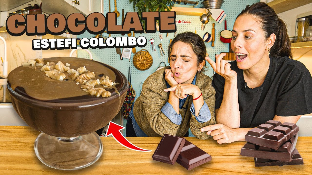 Con CHOCOLATE y Leche hizo este postre, Estefi Colombo - 1 Chef 1 Ingrediente