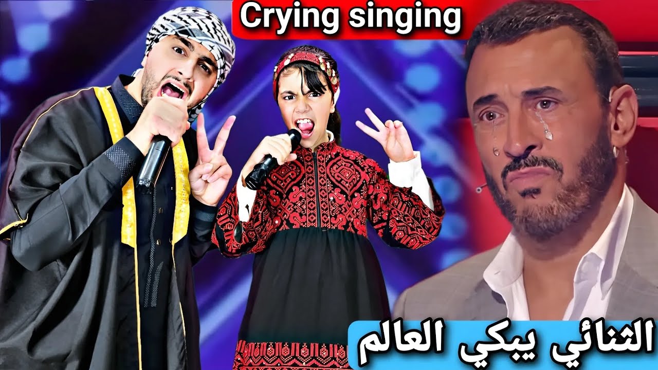 Чудесный голос дуэта доводит публику до слез и выигрывает «Золотой зуммер» на шоу «Голос 2025».