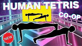 Human Tetris х 2 Player Co-op | Viral Interactive Warm Up Game | 4K Quality screenshot 5