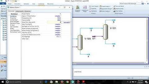 Aspen Hysys Separation