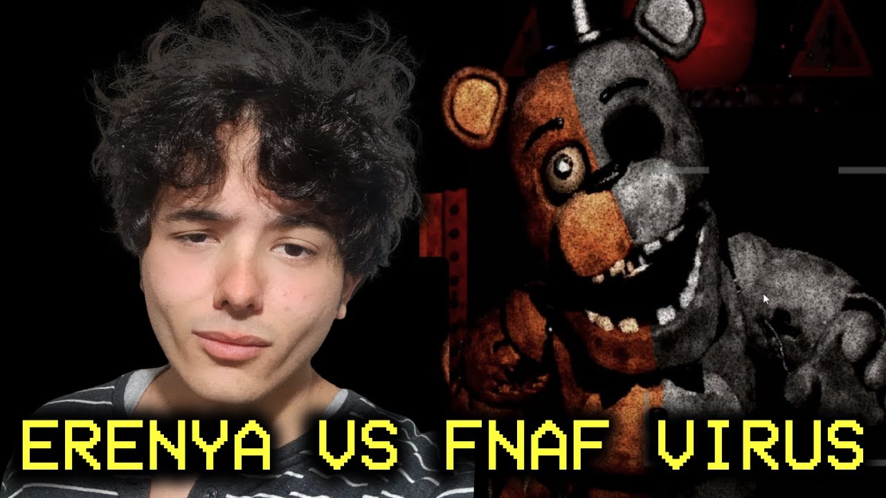 BABA FACECAM AÇTI YUTUPU SALLADI (fnaf virus 🙏😭)