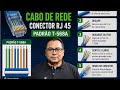 Como montar cabo de rede com conector RJ 45  faça você mesmo #rede #cameraip #roteador