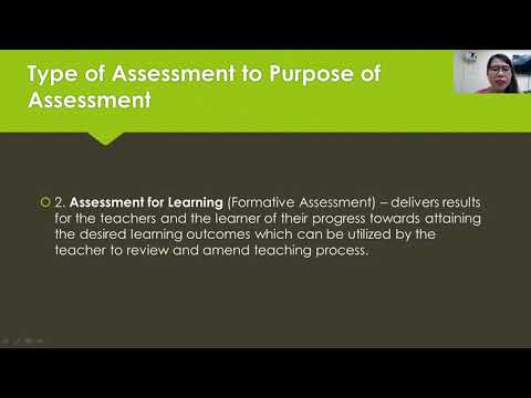 Assessment In Learning Part 1 2021