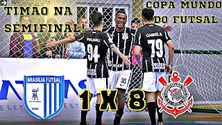 Brasilia Futsal 1 x 8 Corinthians - Melhores Momentos - (Sub19) Copa Mundo do Futsal 2022