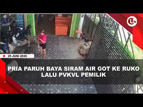 TEREKAM CCTV, PEMUDA DIP*KUL PRIA PARUH BAYA DI RUKO KM 4 TANJUNGPINANG | U-NEWS