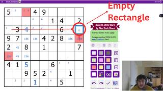 How to Spot an Empty Rectangle | NYT Hard Sudoku 6/22/26